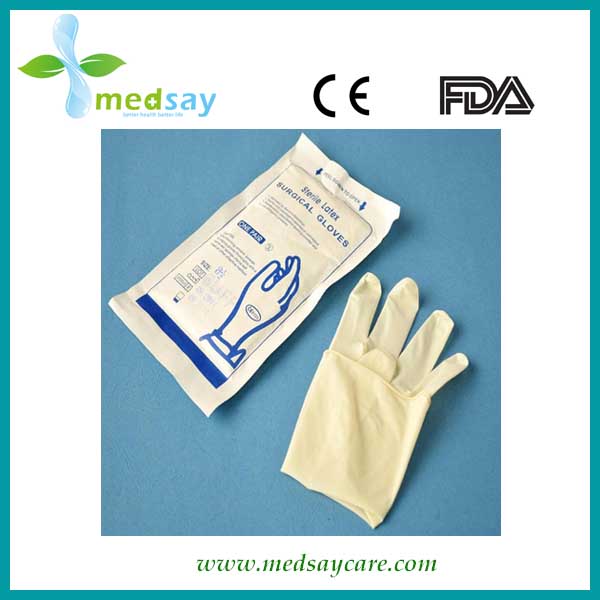 Latex surgical glove