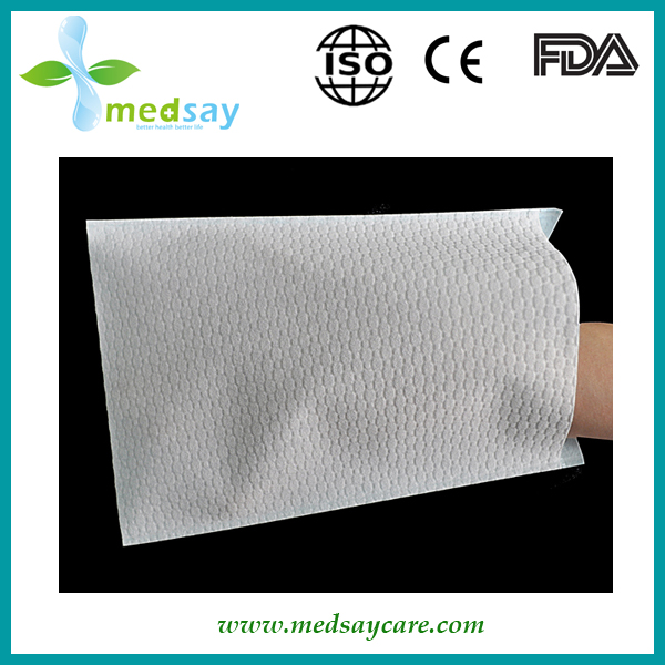 Airlaid+ PE washgloves