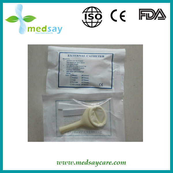 Latex male external catheter