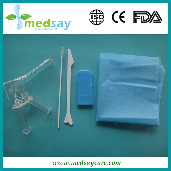 Disposable gynecological examination sets