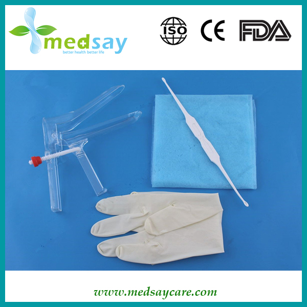 Disposable gynecological examination sets