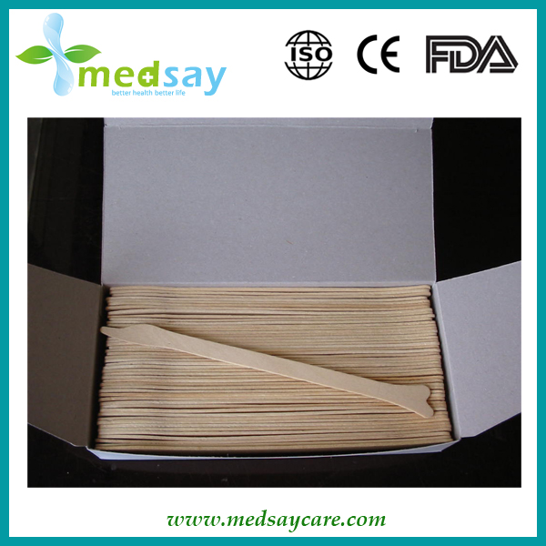 Disposable wooden cervical scraper/cervical spatula