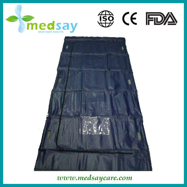 Corpse bag with U zipper & handhold