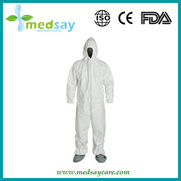 Tyvek coverall