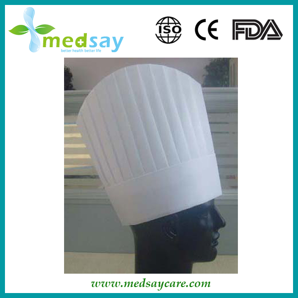 Non woven chef cap round top