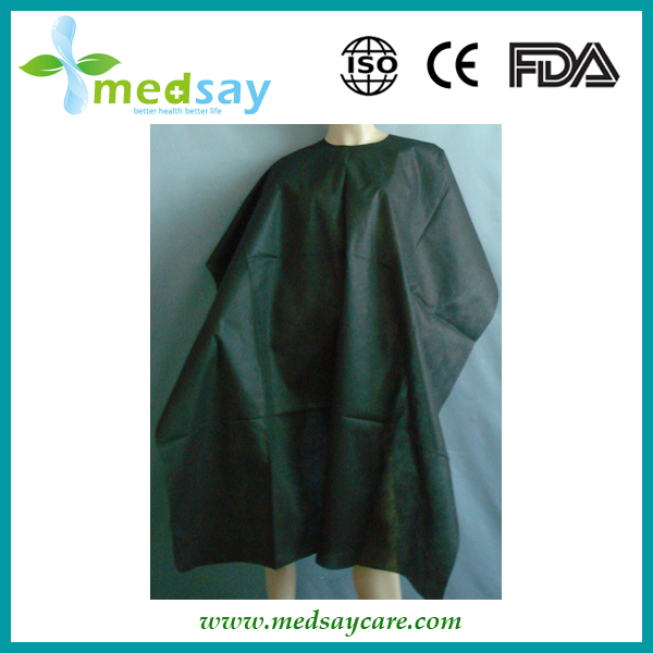 Hair dressing cape long