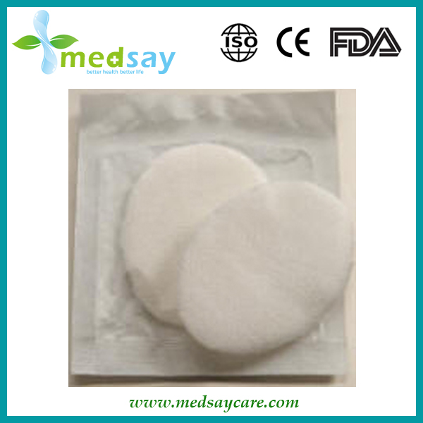 Non-adhesive eye pads gauze covered