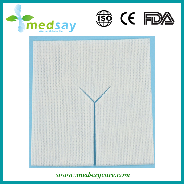 Non woven trach sponge Y type