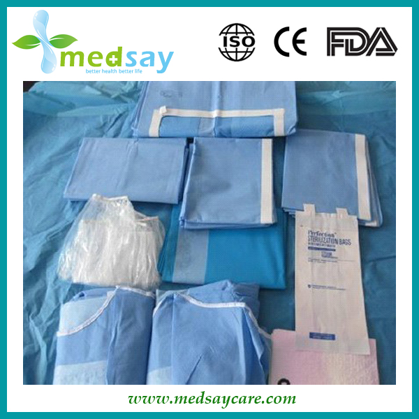 Laparotomy drape pack