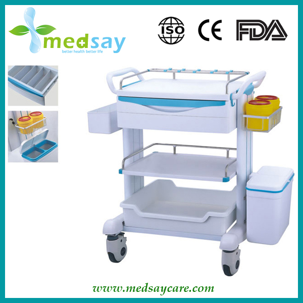 Plastic Medical Treatment trolley